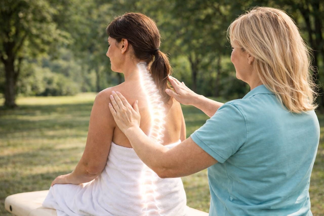 Energetische Wirbelsäulenaufrichtung bei Wellness Oberlausitz, Oderwitz Energetische Wirbelsäulenaufrichtung – Wellness Oberlausitz